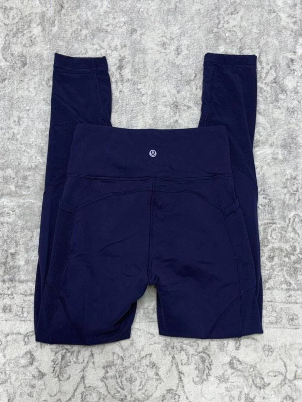 Lululemon High Rise Pocket Leggings Navy